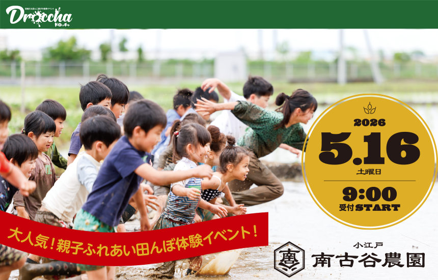 南古谷農園 ドロッチャ 黒米 泥遊び 食育