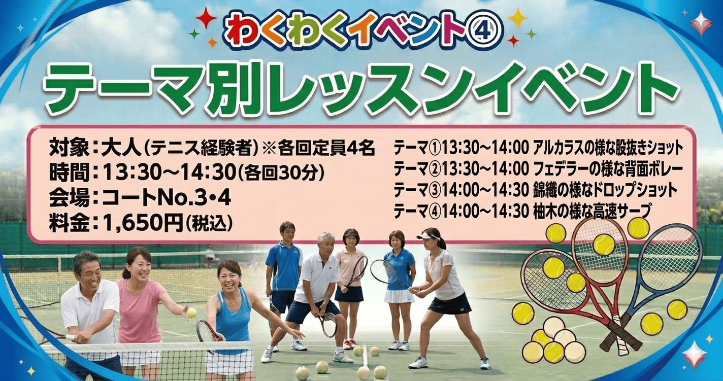 川越ワクワクテニス祭り川越水上公園